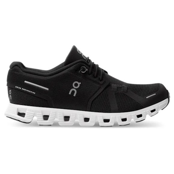 On Running Shoes - On Running cloud 5 women’s  Black and White Athletic Shoes